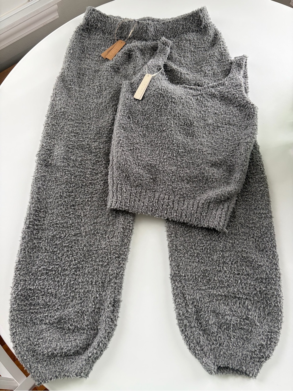 SKIMS Cozy Collection Knit Tank and Jogger Set